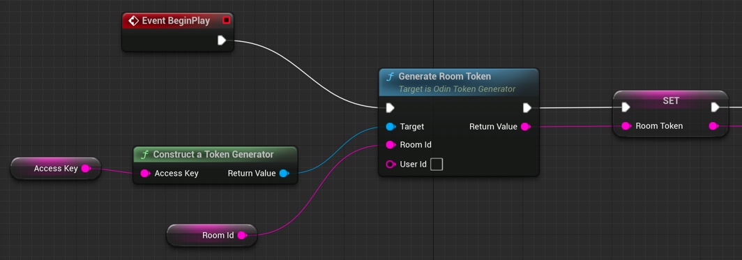 Creating a Room Token